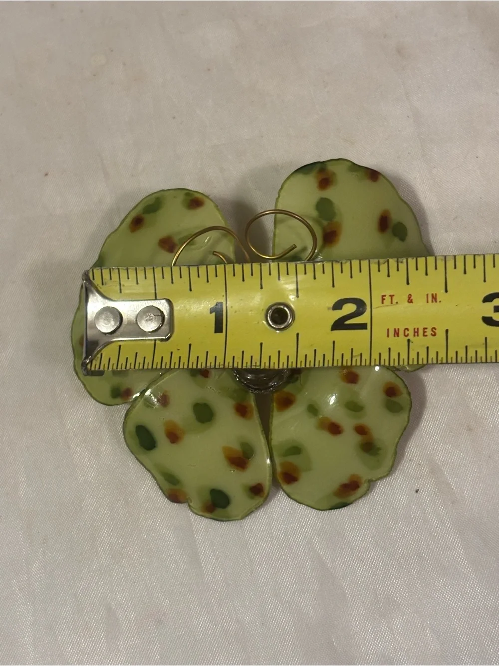 Vg Fabrice Paris Resin Butterfly Brooch